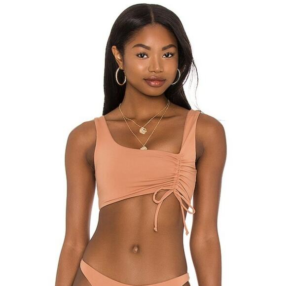 L*Space Wilder Bikini Top in Putty Brown Size Small NWT - Picture 1 of 6